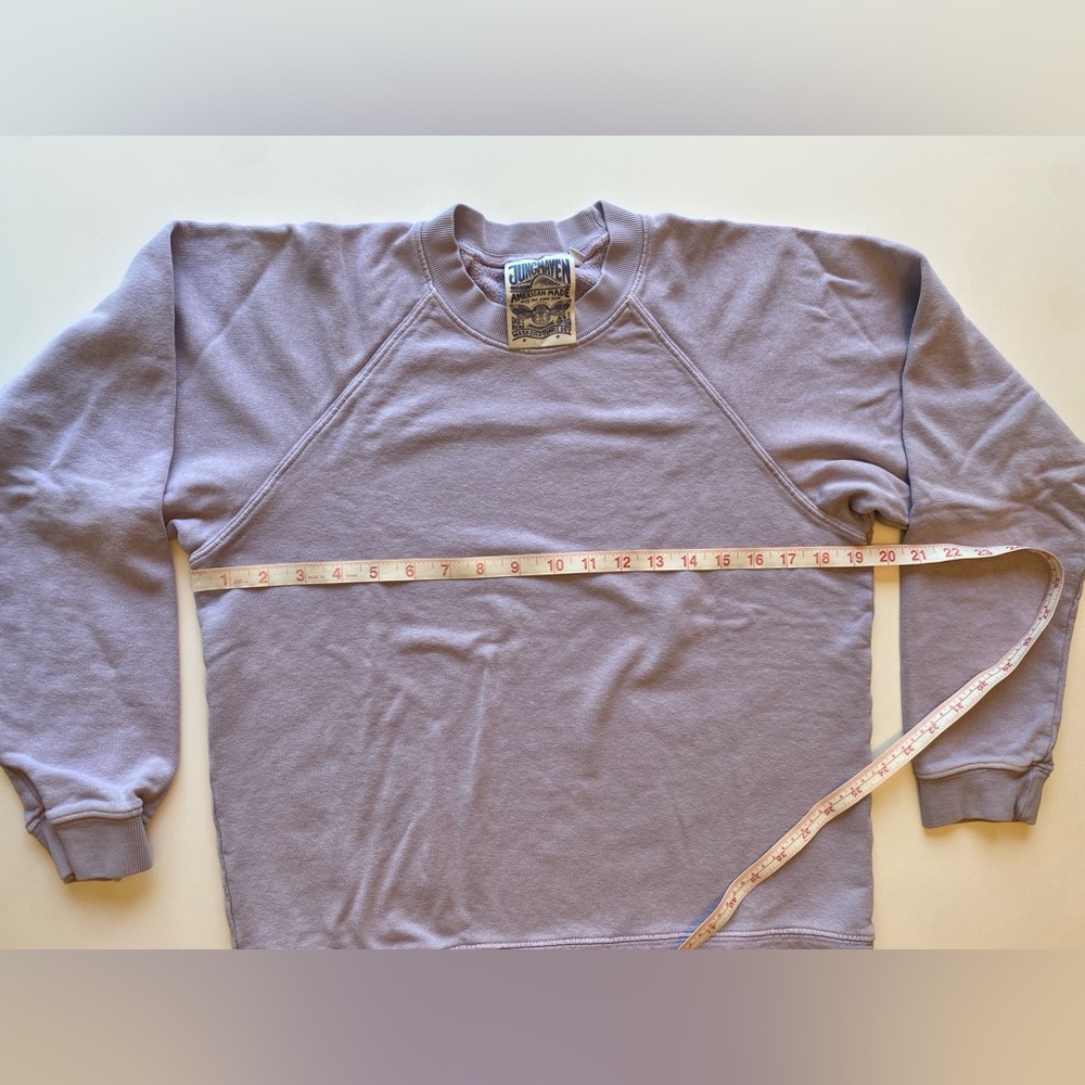 VGUC Jungmaven XS S Sierra Raglan Sleeve Sweatshirt Misty Lilac Purple Faded